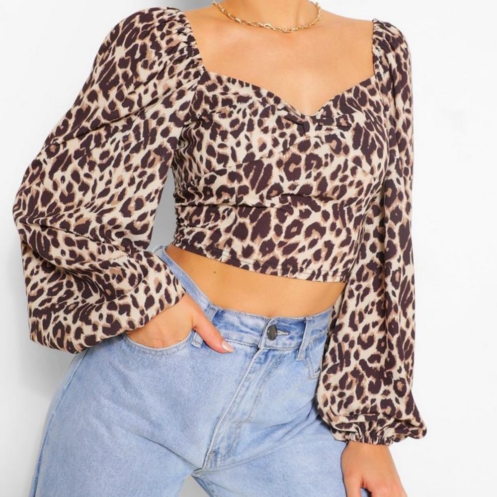 Cheetah print top